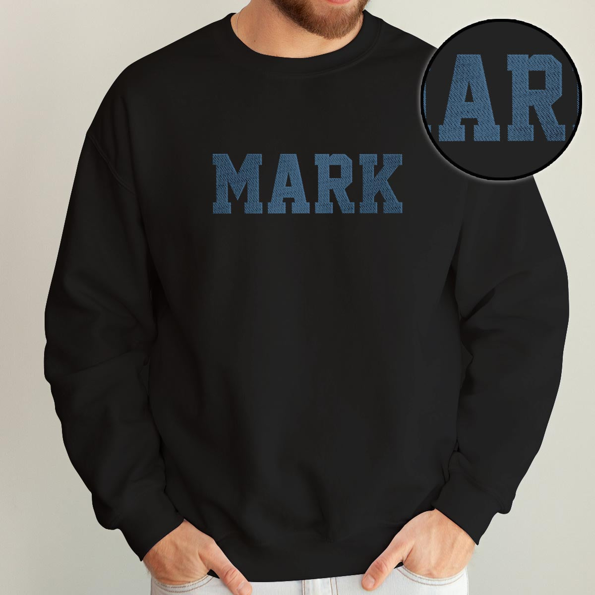 Custom Name - Personalized Mother Embroidered Sweater