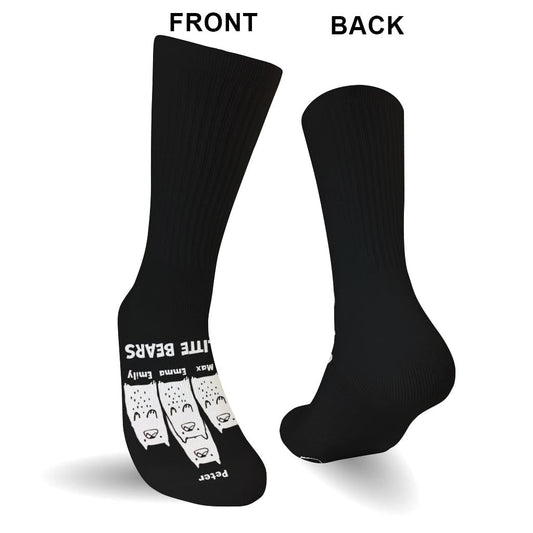 Me And My Little Bears - Gift for dad, grandma, grandpa, mom, uncle, aunt - Personalized Socks