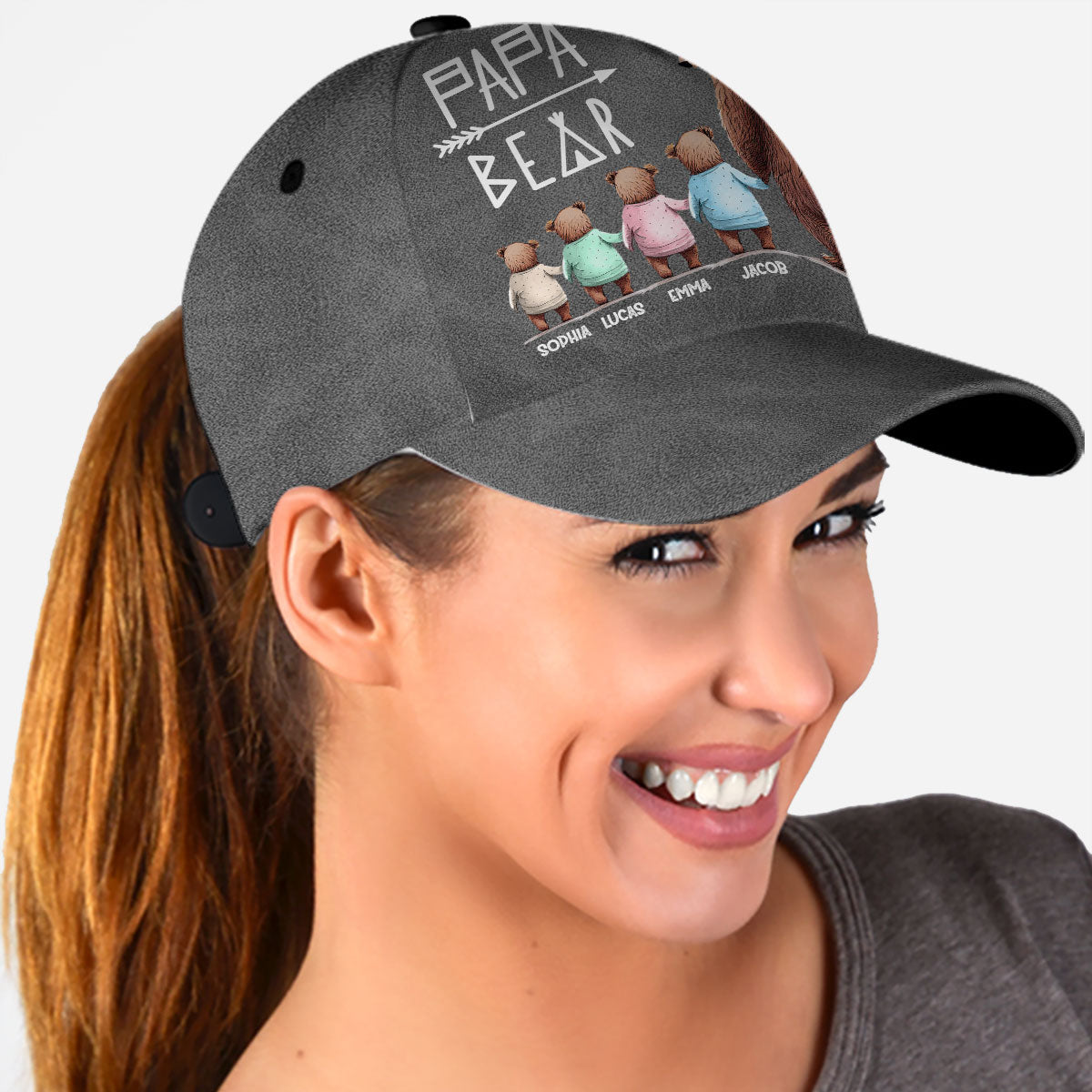 Papa Bear - Personalized Grandpa Classic Cap