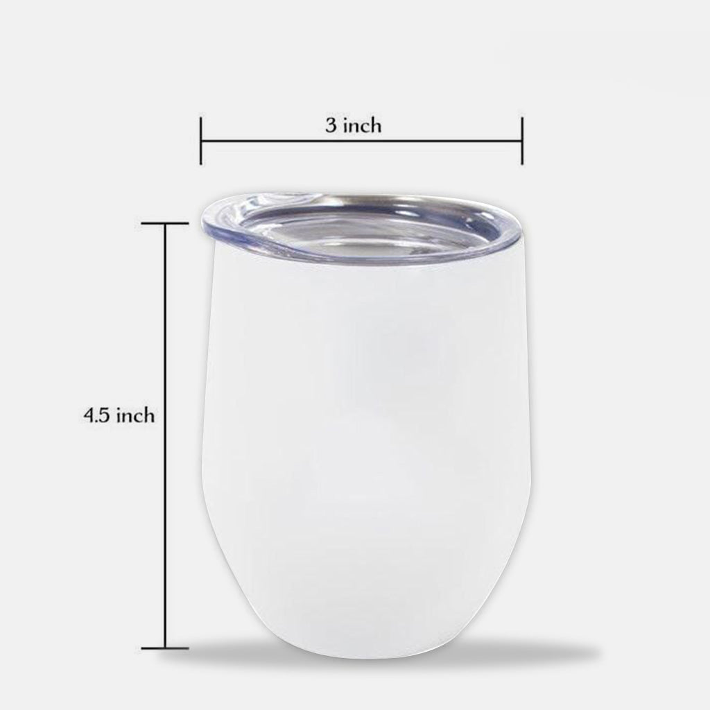Just A Girl Who Loves Dogs - Personalized Dog Wine Tumbler