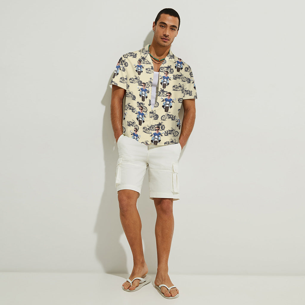 Motorbike Lovers - Personalized Biker Hawaiian Shirt
