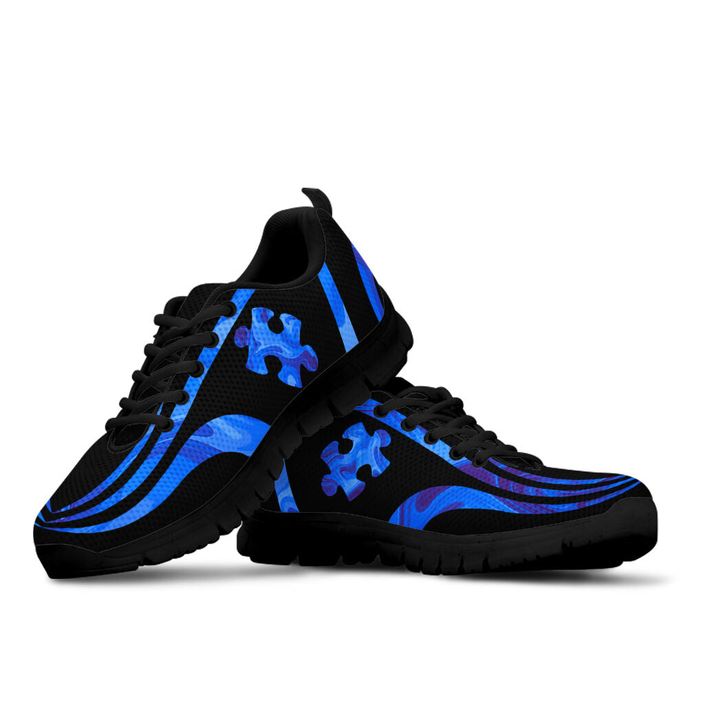 Psydelic Puzzle Autism Awareness Sneakers 0622
