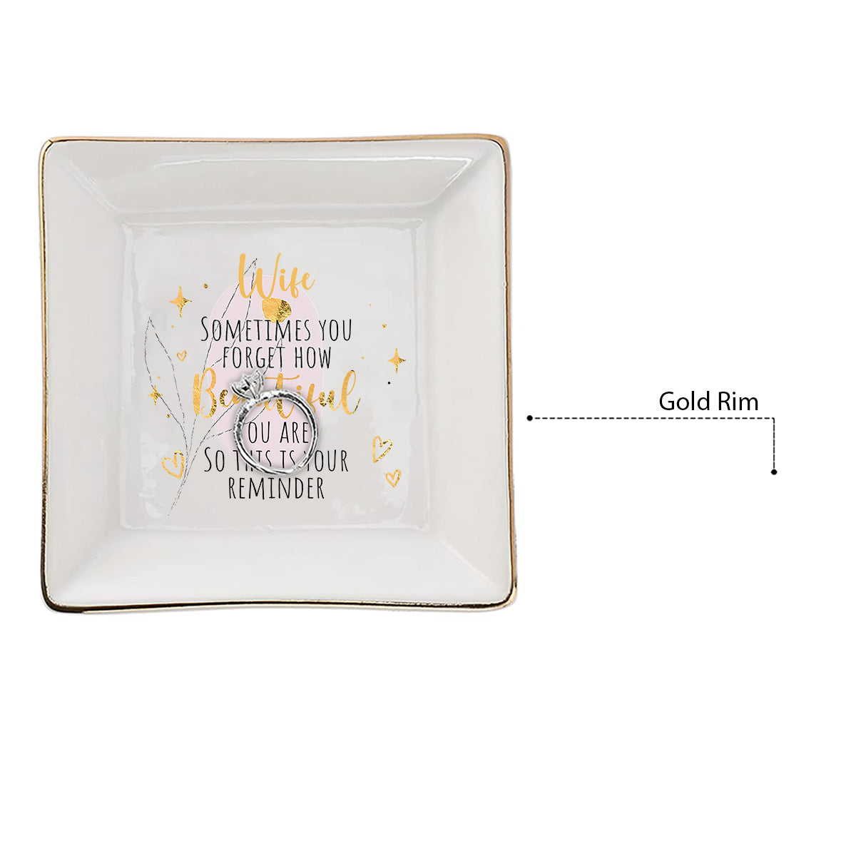 This Is Your Reminder - Gift for mom, grandma, daughter, granddaughter, aunt, wife, girlfriend, friend - Personalized Jewelry Dish