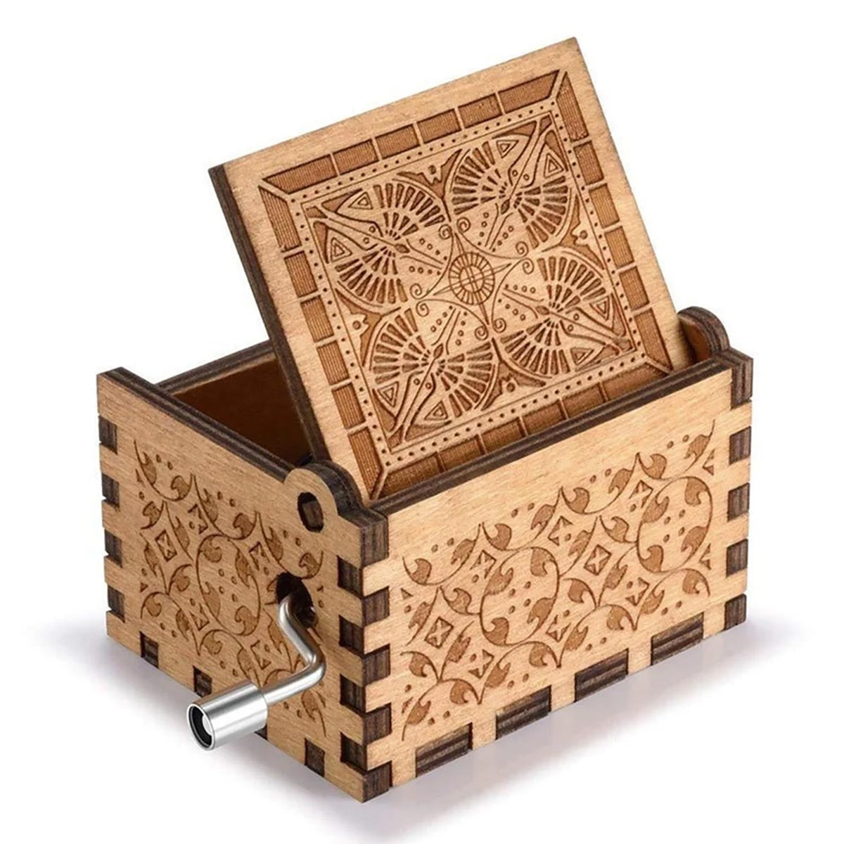 Whenever You Touch This Heart - Gift for mom, grandma, grandpa, daughter, son, granddaughter, grandson, wife, husband, dad, aunt, uncle, sister, brother - Personalized Hand Crank Music Box