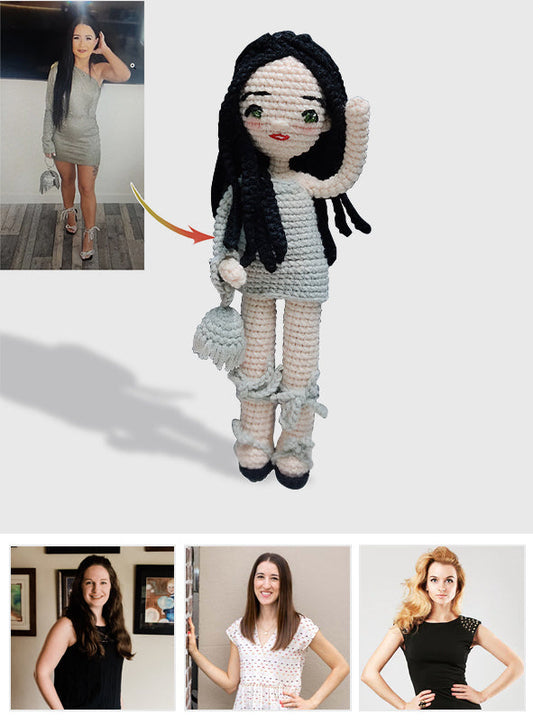 Your Doll - Personalized Step Mom Hand Knitted Doll