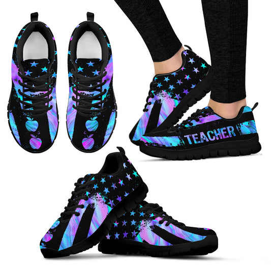 Teacher American Flag Teacher Sneakers 0622