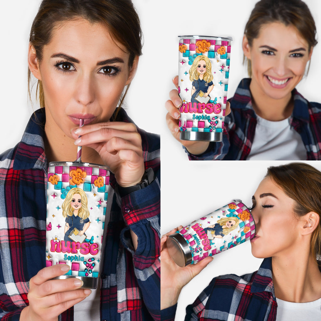 Nurse Life - Personalized Nurse Tumbler