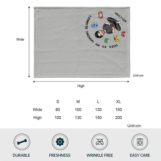 This Is My Gaming Blanket - Personalized Video Game Blanket