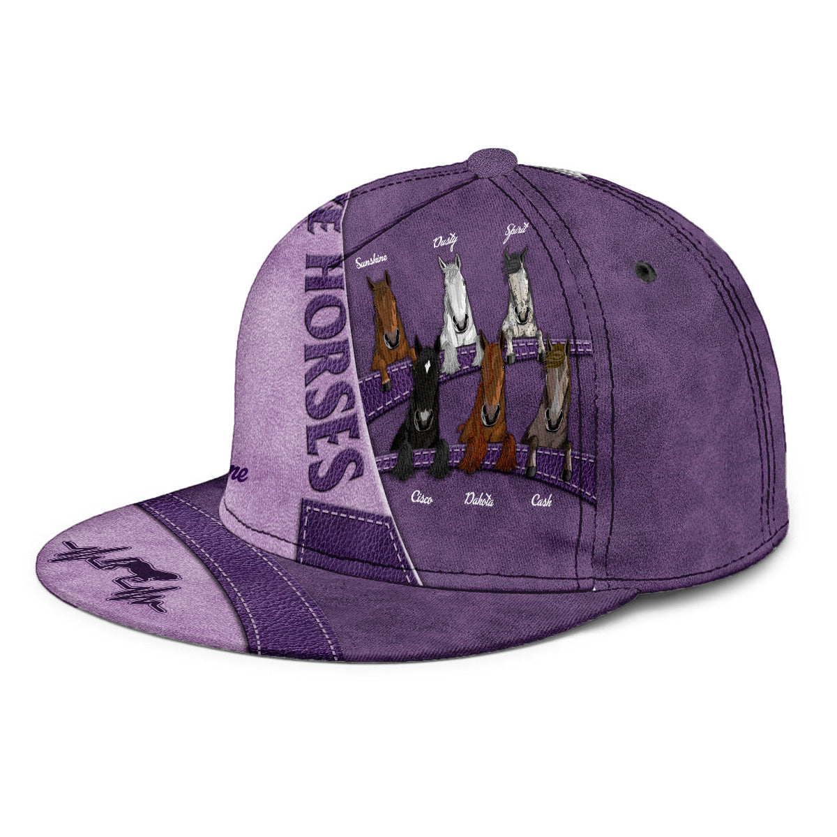 Love Horses - Personalized Horse Snapback
