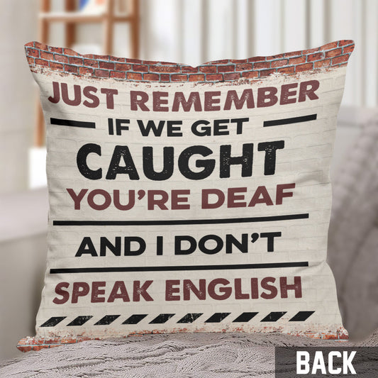Partners In Crime - Personalized Bestie Throw Pillow