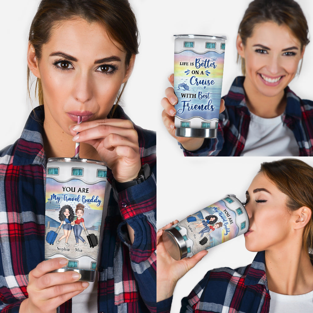 Travel Buddy - Personalized Travelling Tumbler