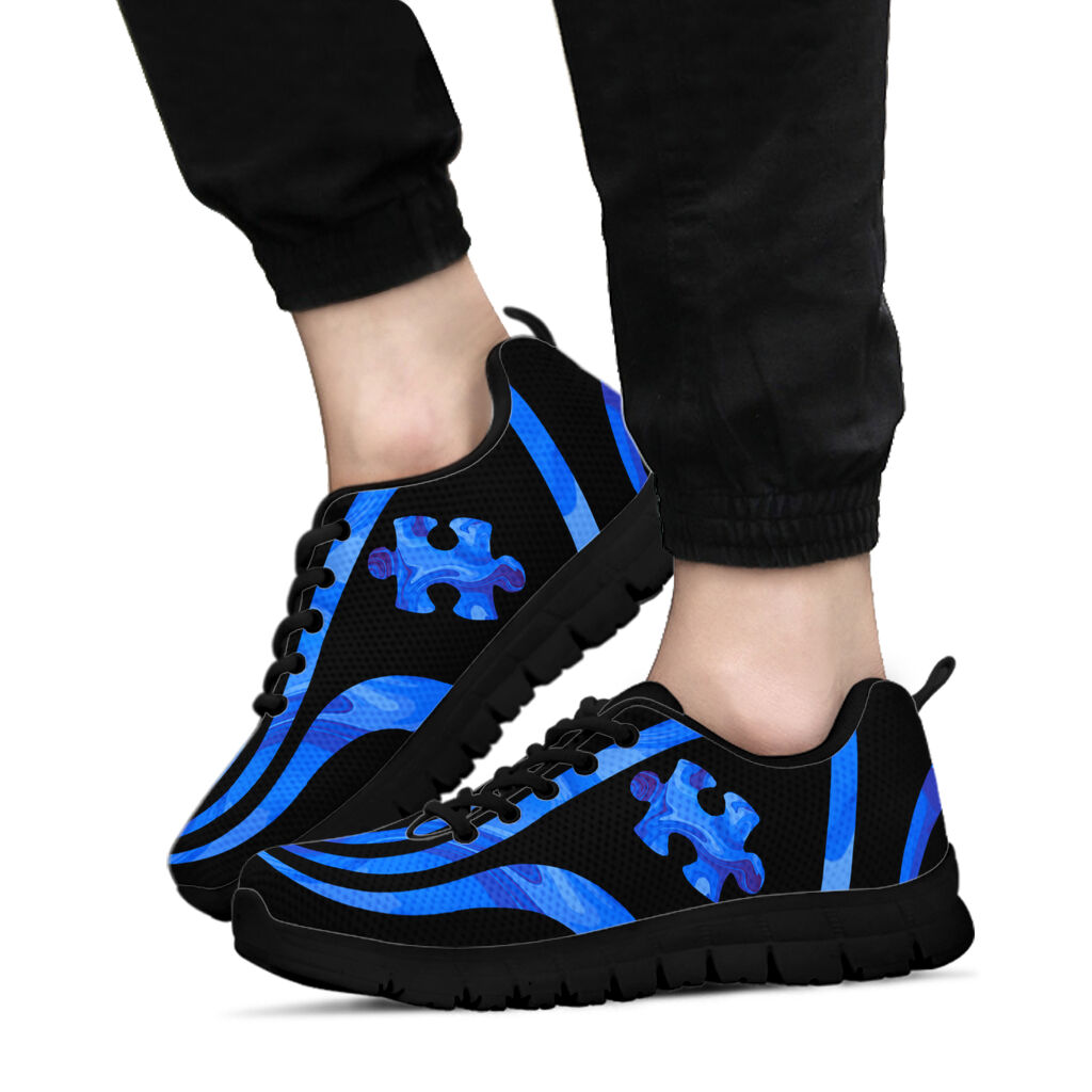 Psydelic Puzzle Autism Awareness Sneakers 0622