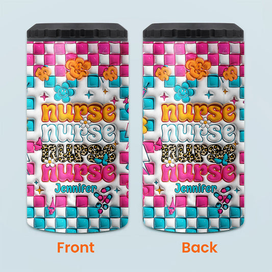 Nurse Life - Personalized Nurse Can Cooler