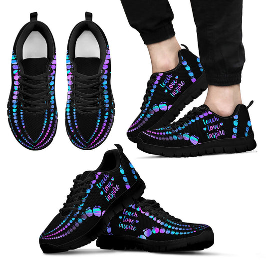 Teach Love Inspire Teacher Sneakers 0622