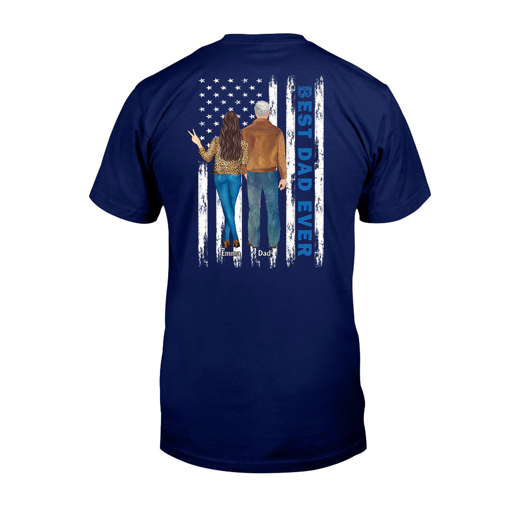 Best Dad Ever - Personalized Father T-shirt and Hoodie