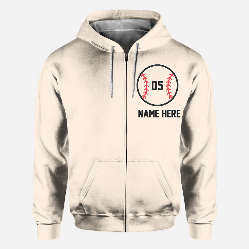 In My Baseball Mom Era - Personalized Baseball All Over Shirt