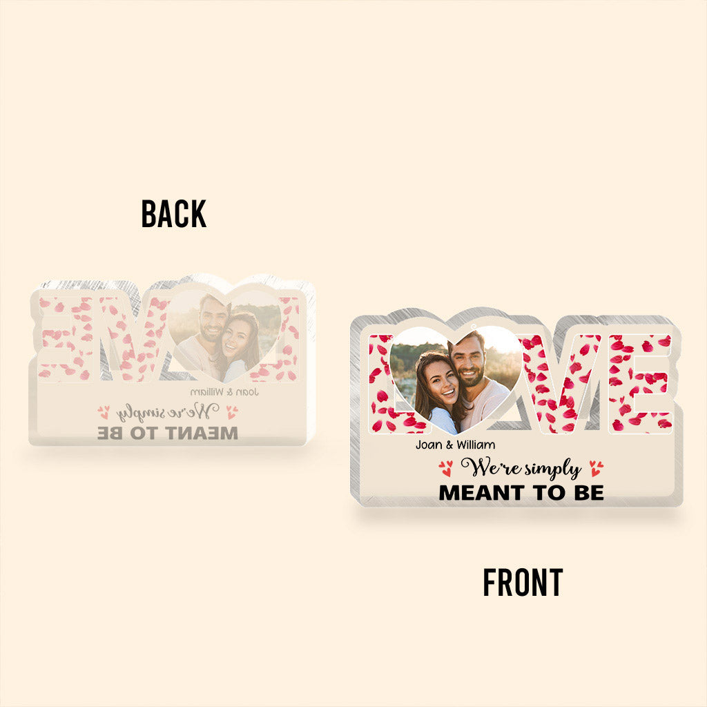 This Is Us - Couple gift for husband, wife, girlfriend, boyfriend - Personalized Custom Shaped Acrylic Plaque