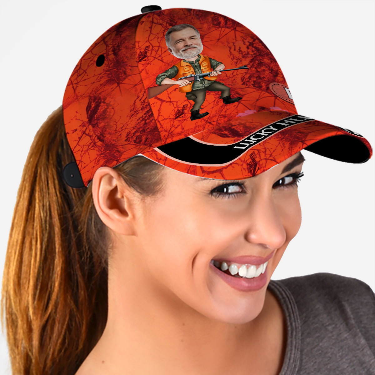 Lucky Hunting Cap - Personalized Hunting Classic Cap