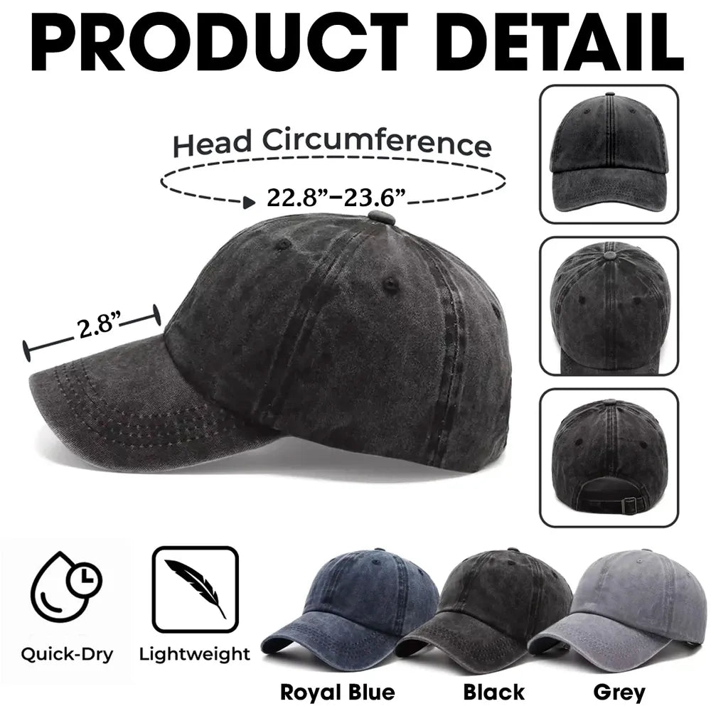 America 1776: 250 Years of Freedom - Personalized Distressed Denim Cap