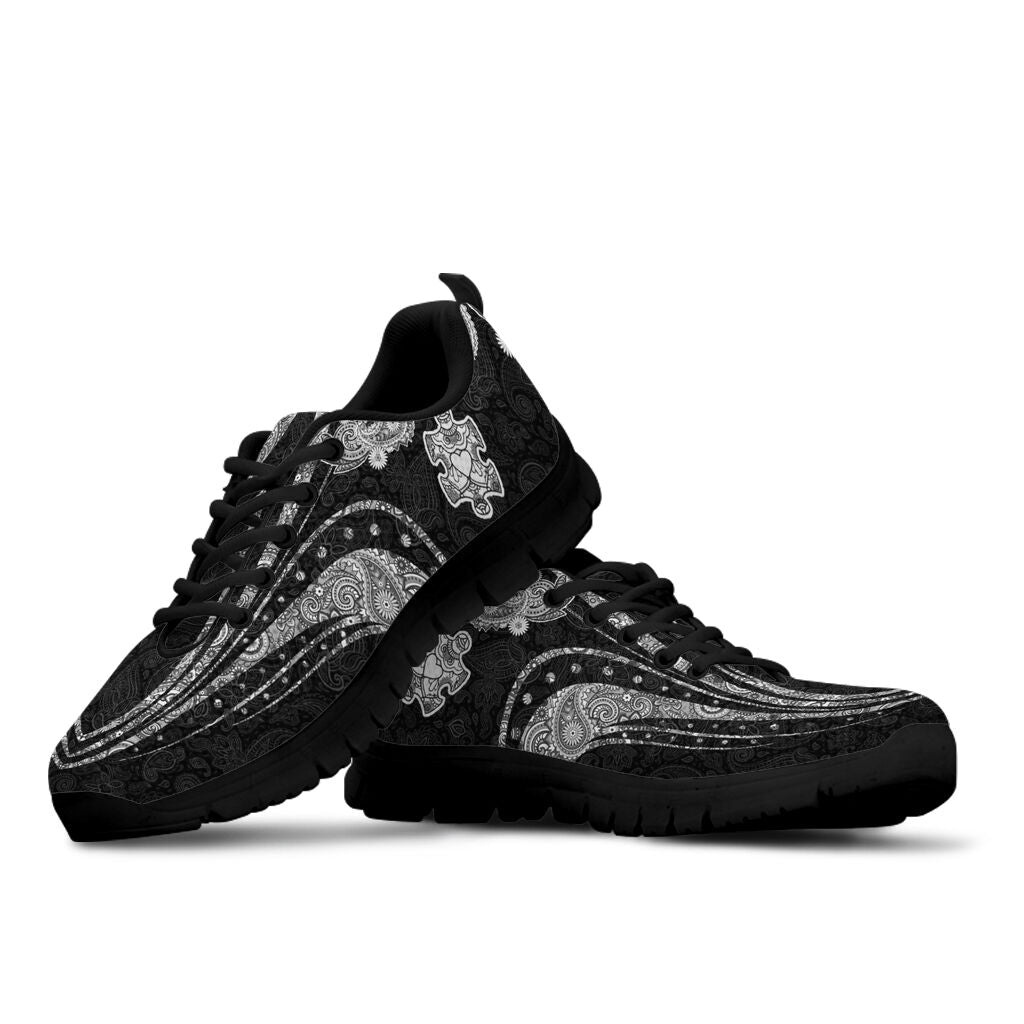 Puzzle Piece Mandala Autism Awareness Sneakers 0622