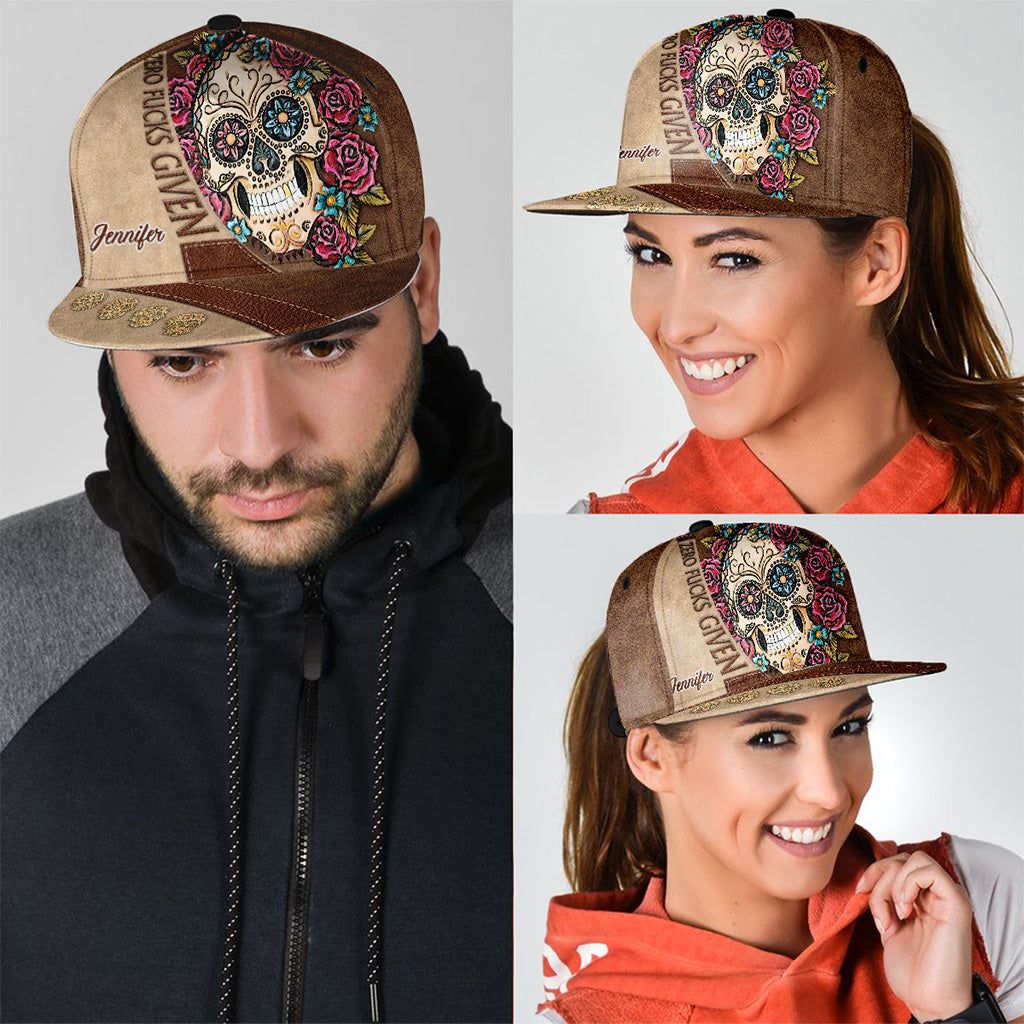 Zero F Given - Personalized Skull Snapback