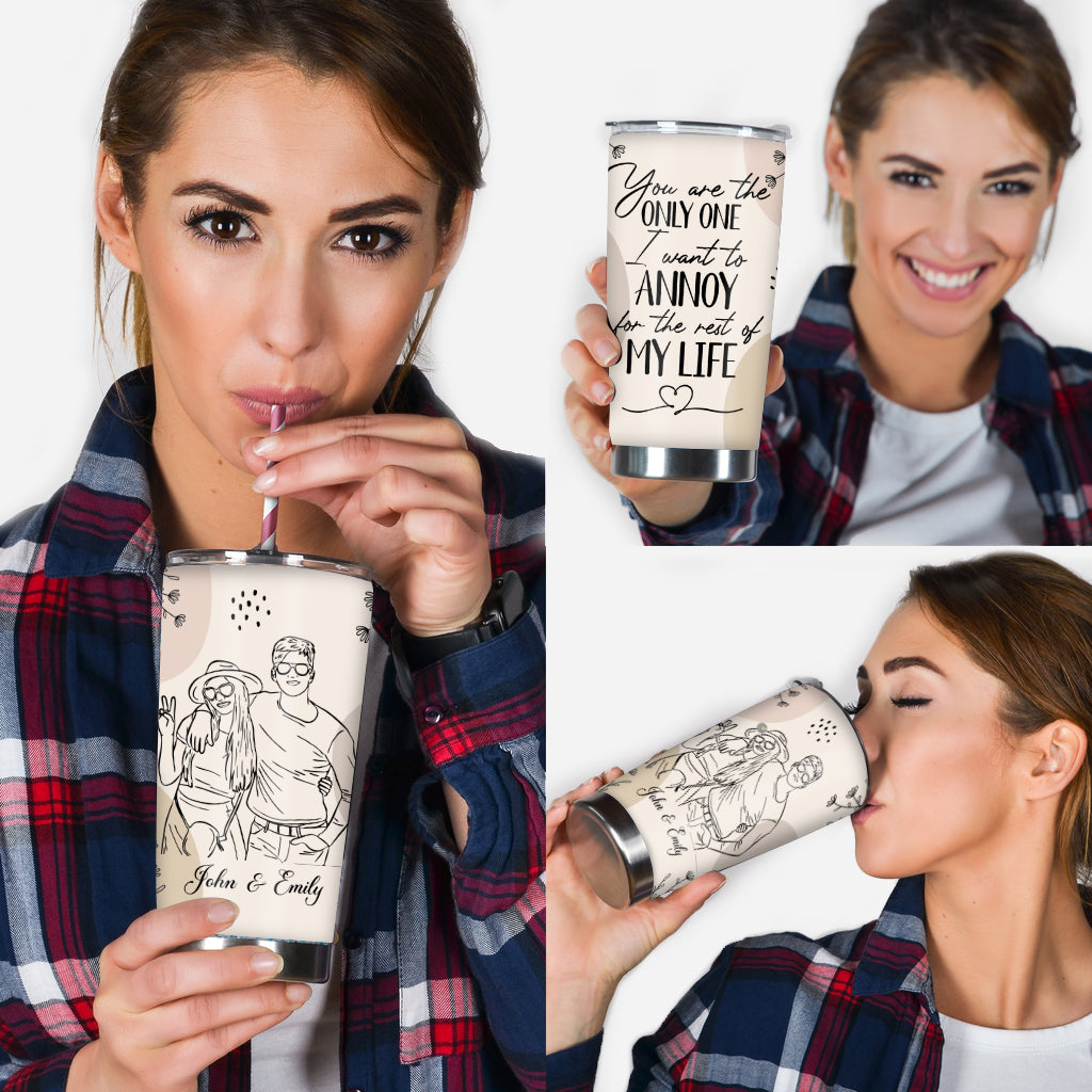 You Are The Only One - Personalized Couple Tumbler
