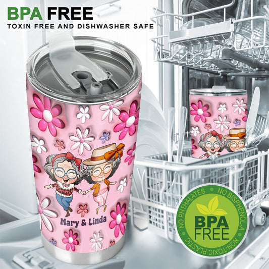 We Will Be Friends Until We Are Old And Senile - Gift for friend - Personalized Tumbler
