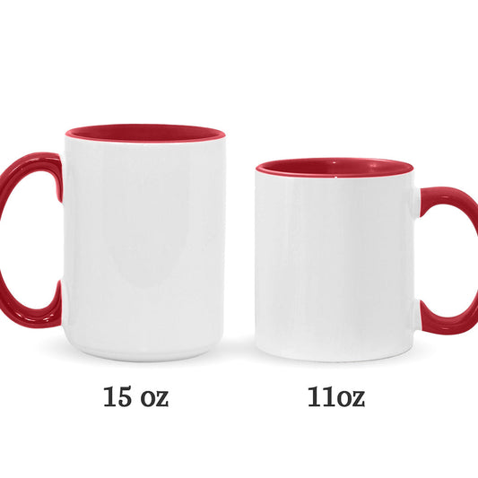 Raising My Husband Is Exhausting - Personalized Husband And Wife Accent Mug