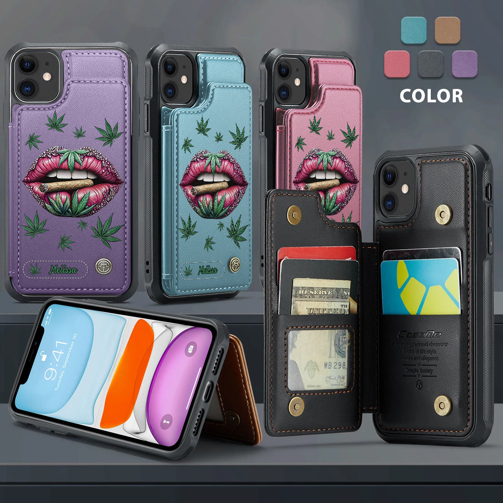 Get High - Personalized Weed Wallet Phone Case