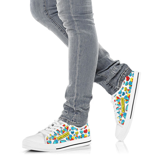 Help Solve The Puzzle Autism Awareness Low Top Shoes 0622