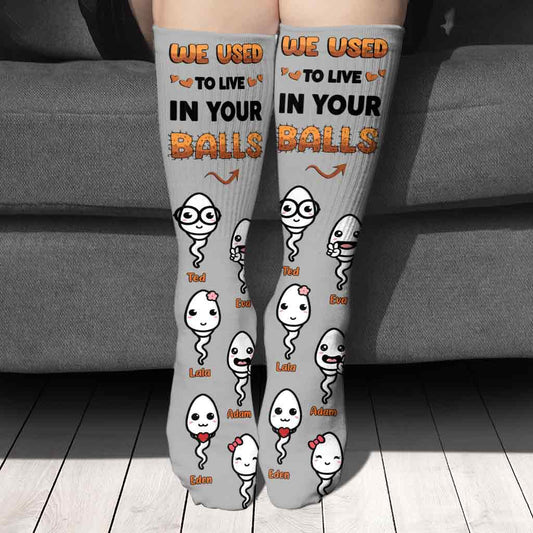 Seems Like Just Yesterday - Personalized Father Socks