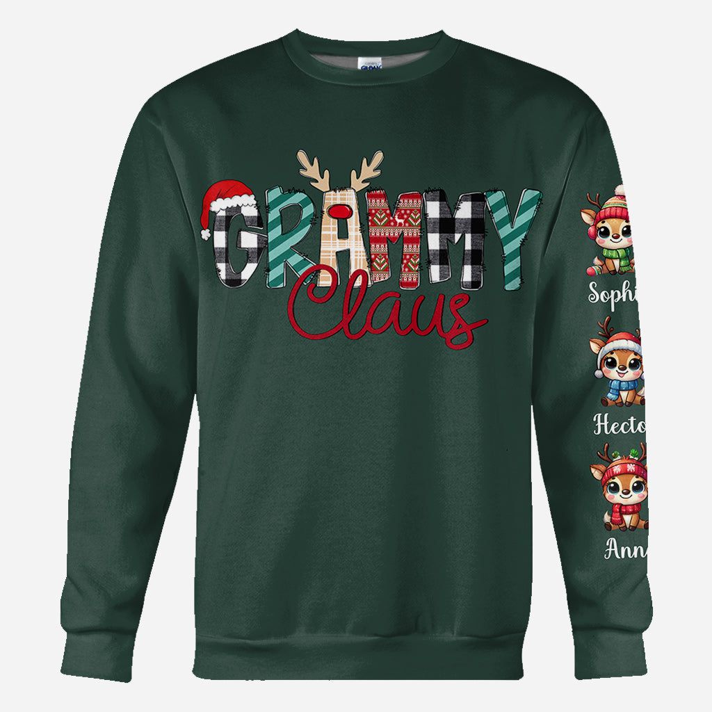 Grammy Claus - Personalized Grandma All Over Shirt