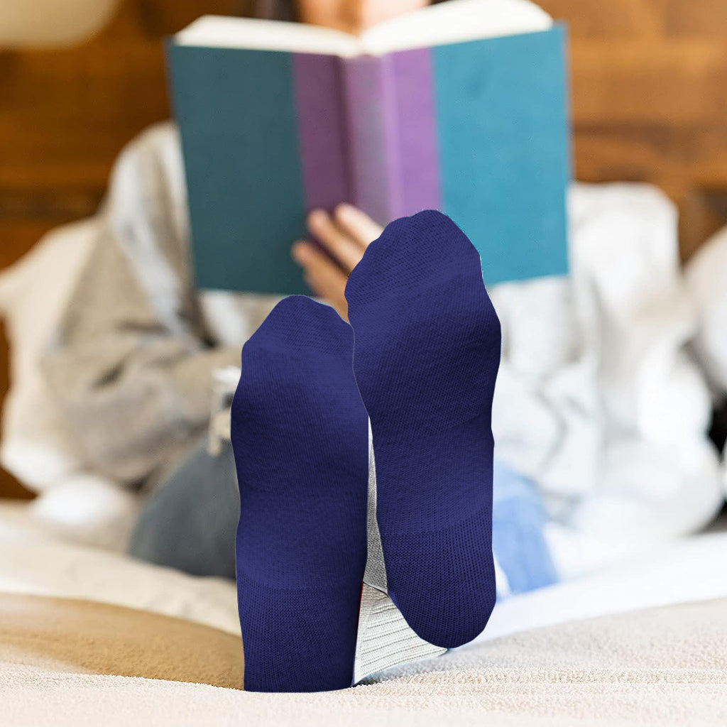 Together We're Roarsome - Gift for dad, grandma, grandpa, mom, uncle, aunt, brother, sister, son, daughter, granddaughter, grandson, new mom, new dad - Personalized Socks