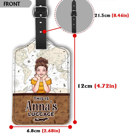 This Is My Luggage - Personalized Travelling Leather Luggage Tag