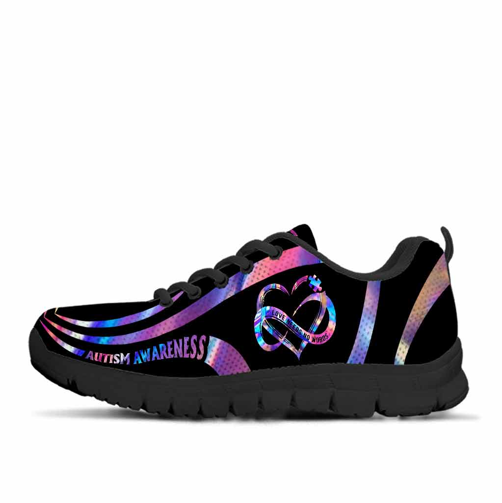 Love Needs No Words - Autism Awareness Sneakers