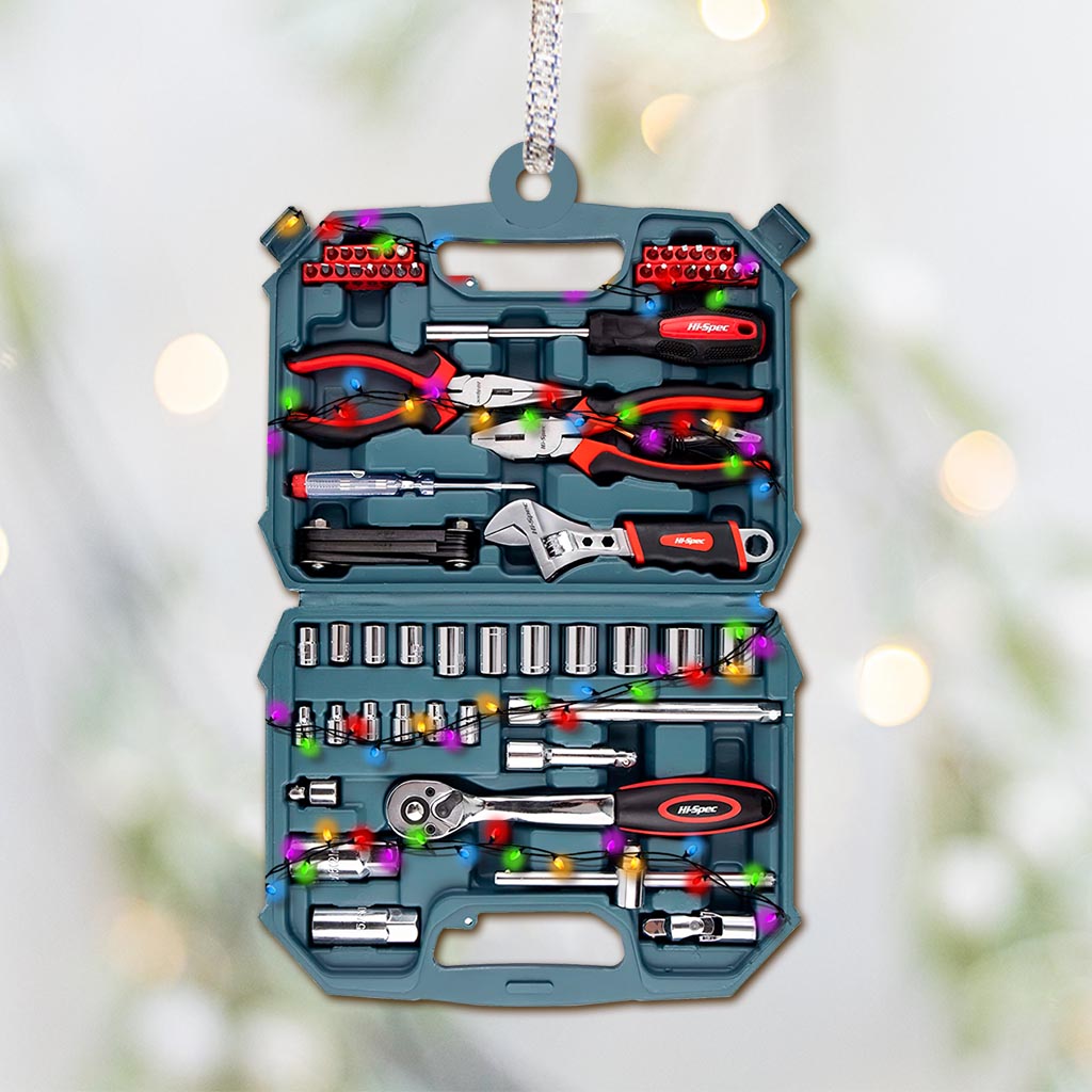 All I Want For Christmas - Mechanic Ornament (Printed On Both Sides)