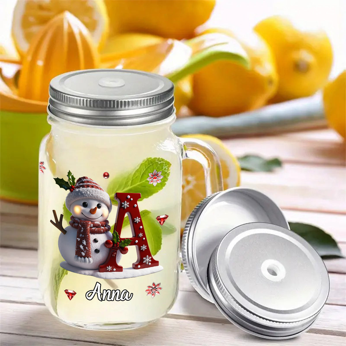 Funny Family Gift Most Likely To - Personalized Family Mason Jar Cup