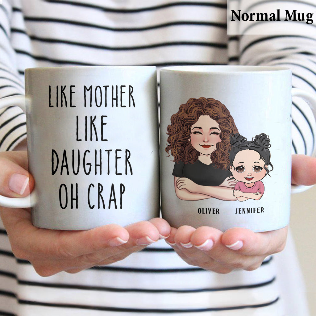 Like Father Like Son - Gift for dad, dad, son - Personalized Mug
