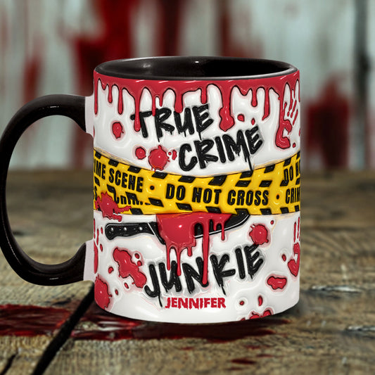 Do Not Cross - Personalized Accent Mug