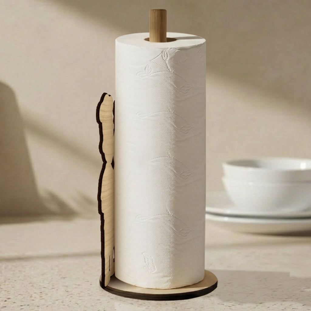 Custom Any Photo - Personalized Couple Paper Towel Stand