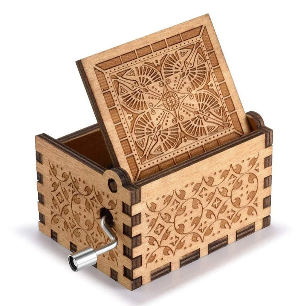 Grandkids Make Life - Personalized Mother's Day Grandma Hand Crank Music Box