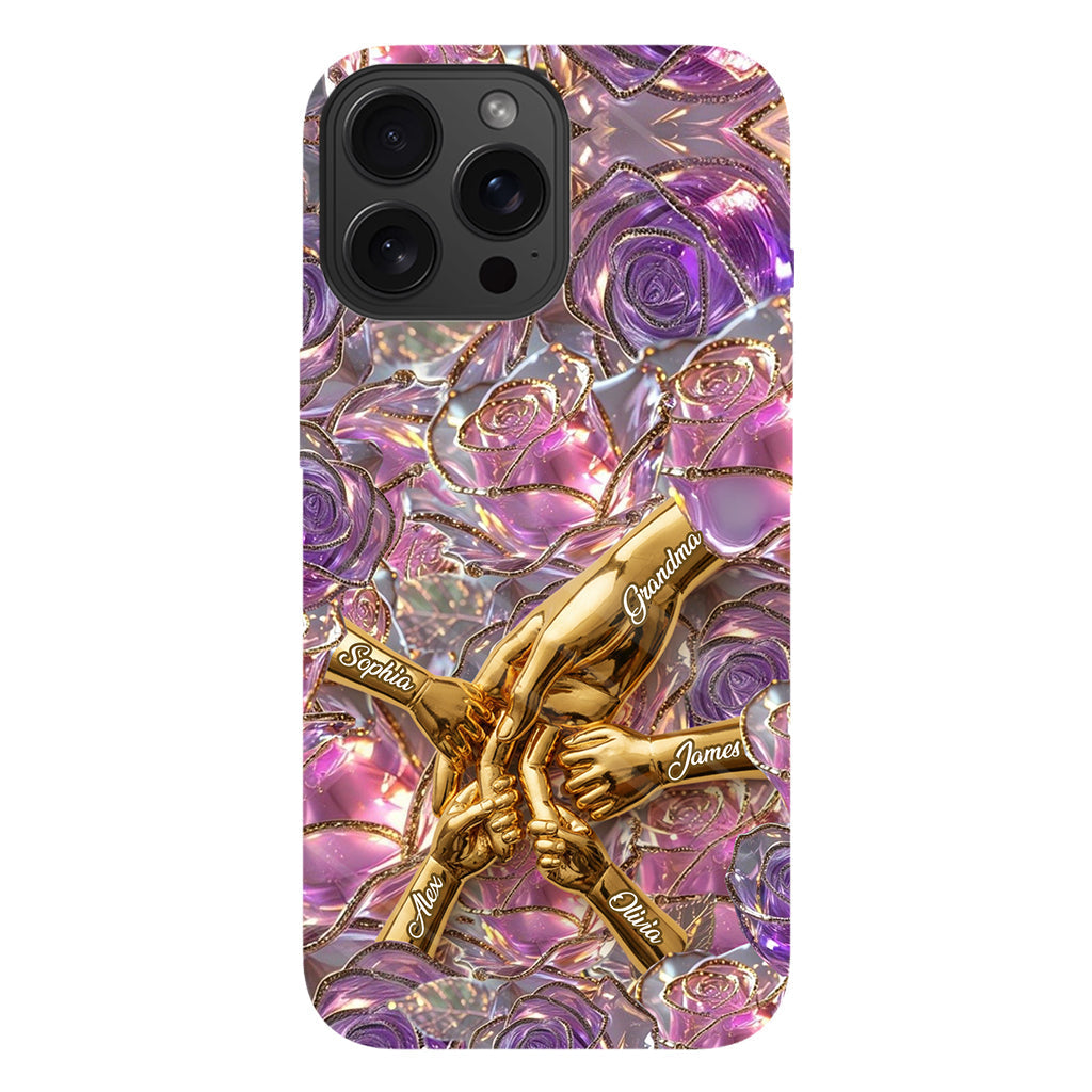 Holding Hands - Personalized Mother Full Print Phone Case