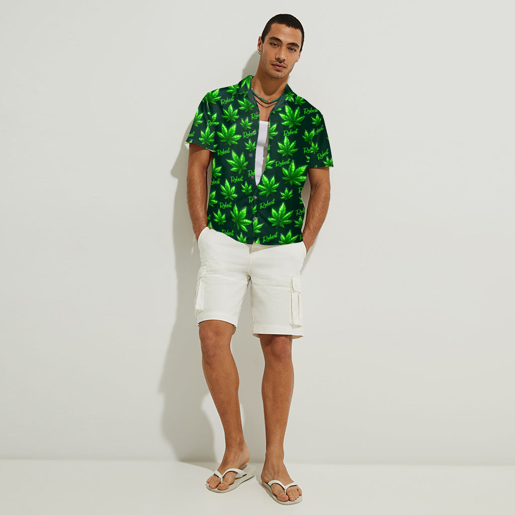 Let's Get High - Personalized Weed Hawaiian Shirt