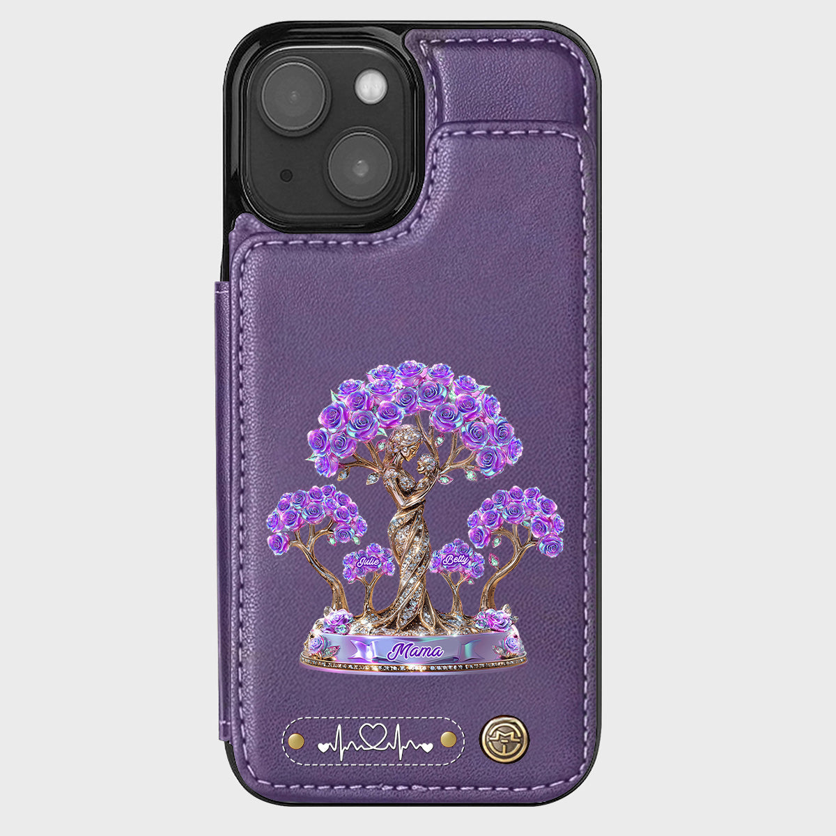 Best Mom Ever - Personalized Mother Wallet Phone Case
