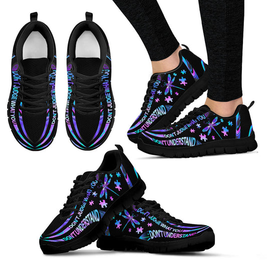 Don't Judge What You Don't Understand Autism Awareness Sneakers 0622