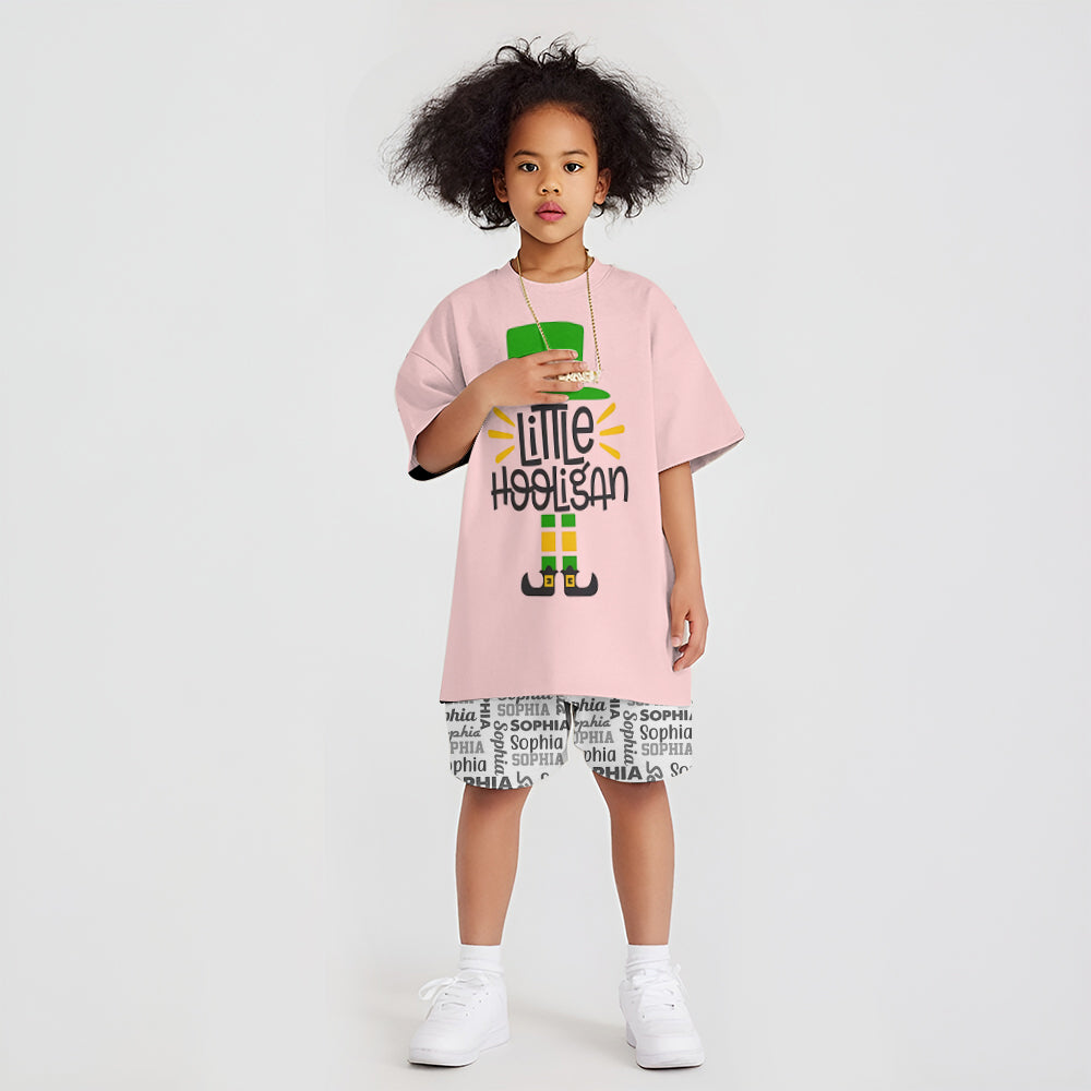 Little Hooligan - Personalized Saint Patrick's Day Kid T-shirt & Shorts