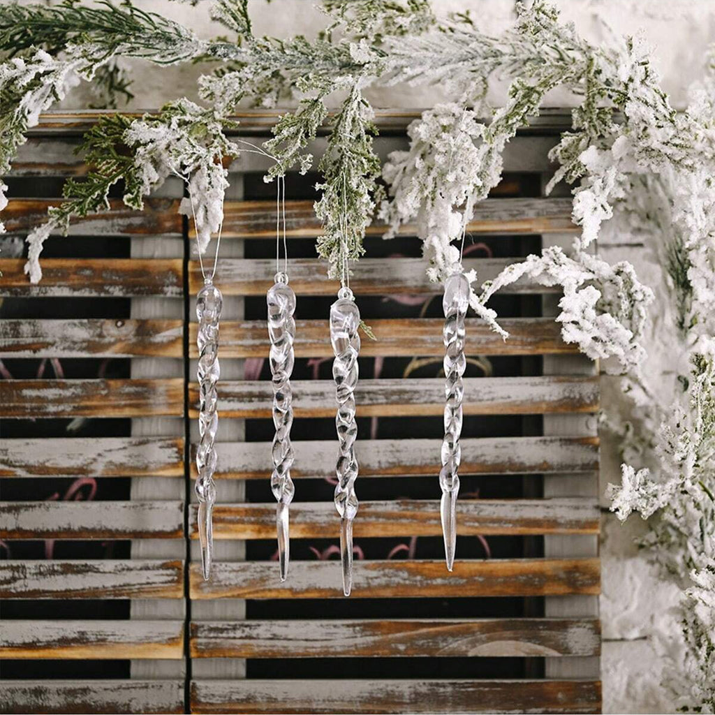 Glass Icicle Ornament