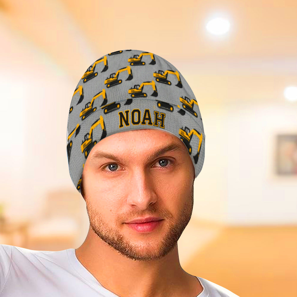 Cool Initial Name Letter Pefect Gift For Kids - Personalized Kid Beanie Hat
