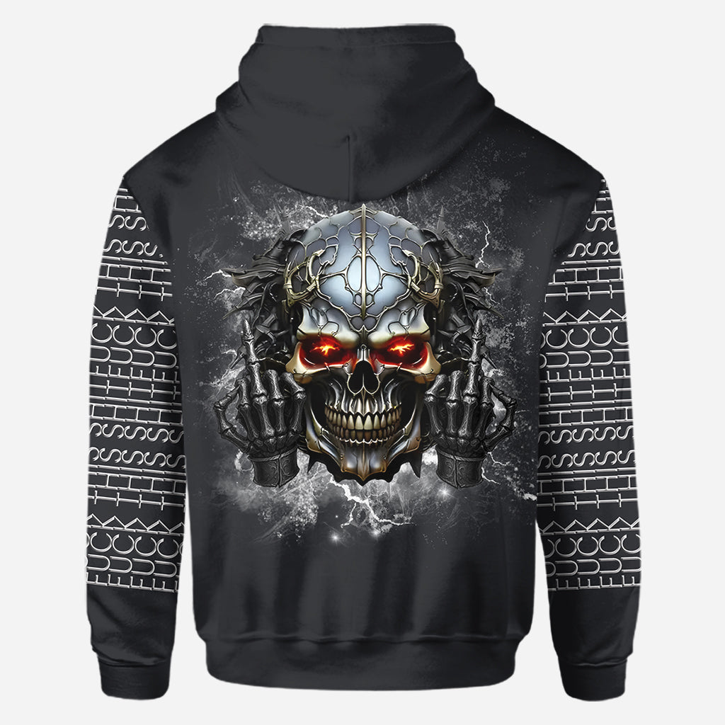 F*ck This Sh*t - Personalized Skull All Over Shirt