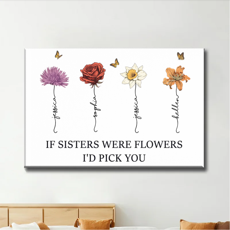 Custom Friendship Plaque Keychain - Personalized Gift Canvas Poster